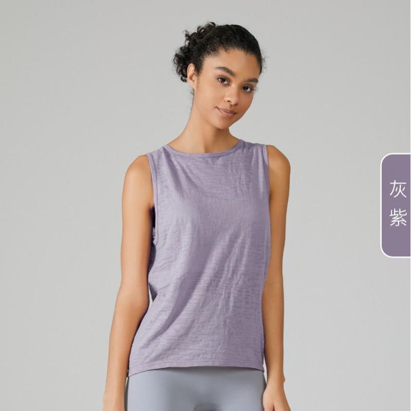 Damen Leichte Yoga-Top Schnelltrocknend Locker Ärmellos Trainingsshirt Atmungsaktiv Fitness-Tanktop Sommer Training