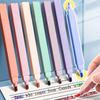 6Pcs/Set Double Headed Highlighters Pens Colorful Hand Account Pens  School Office Supplies
