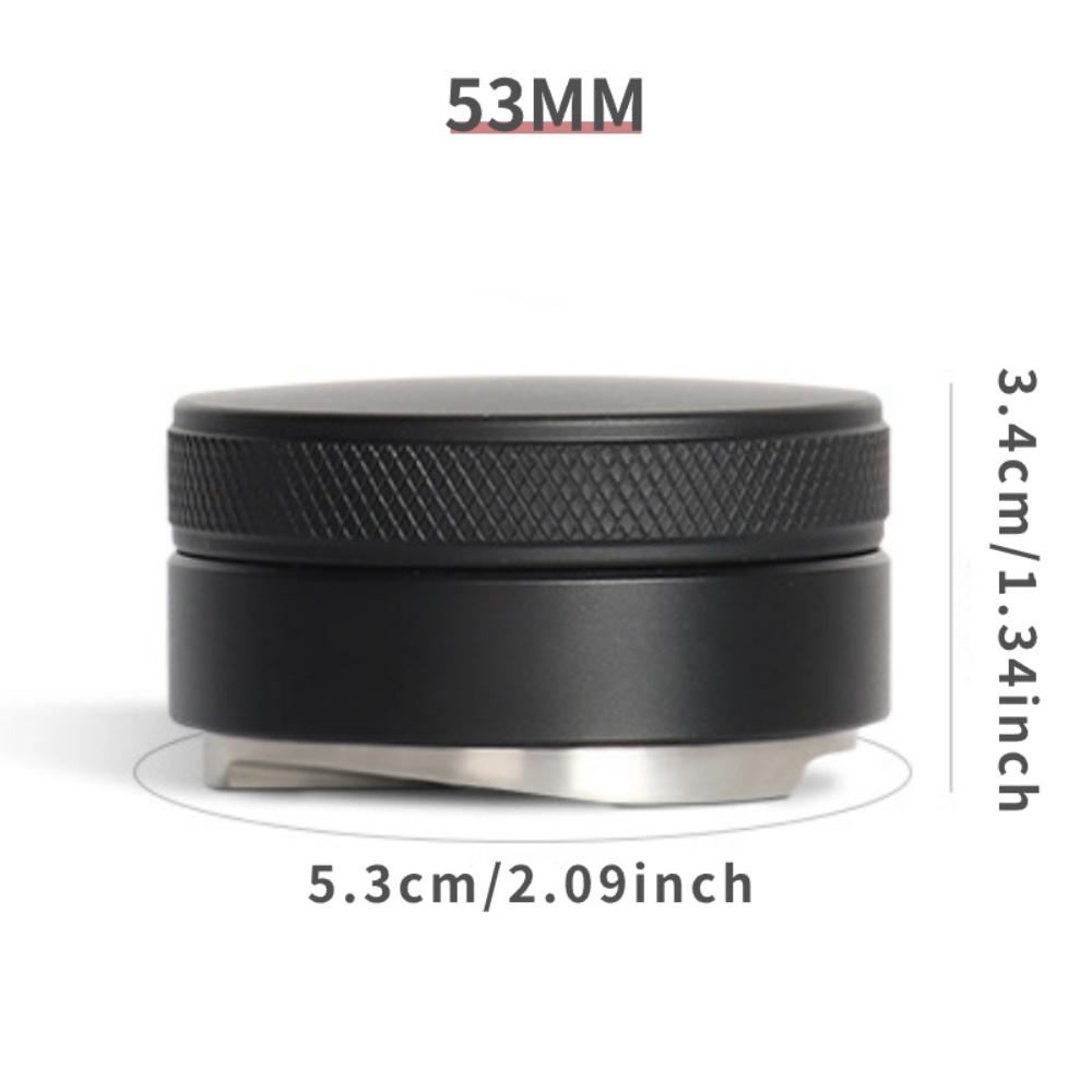 51/53/58mm Coffee Distributor – Professional Espresso Distribution Tool, Aluminum Alloy Textured Grip, For Portafilters, Black