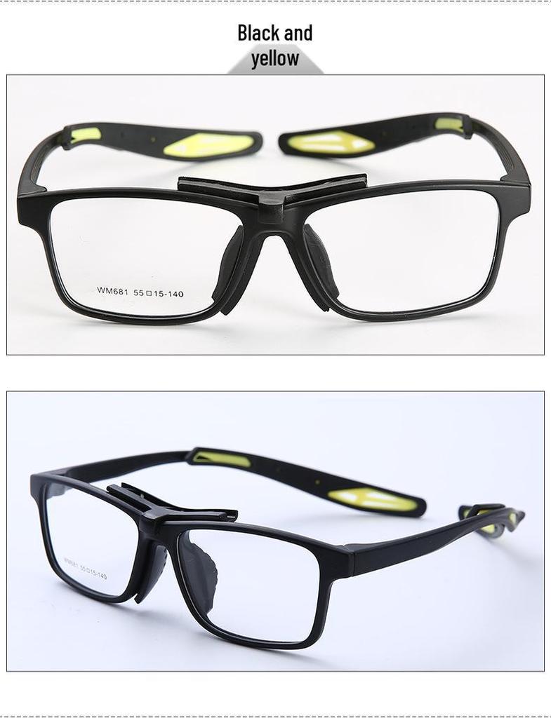 Ochelari sport cu dioptrii anti-aburire pentru bărbați - Ochelari rezistenți la explozie pentru fotbal și baschet.