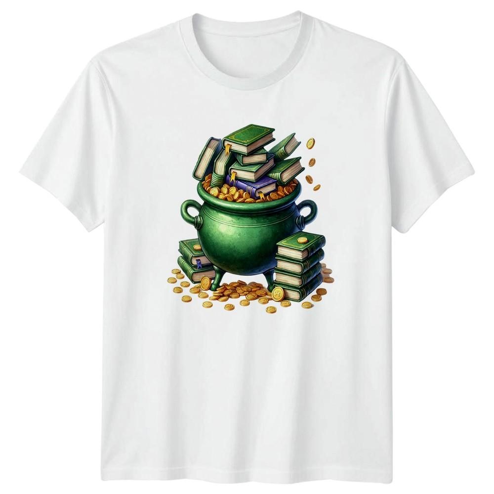Books Are My Gold TShirt Bibliophile Reader St Patricks Day S
