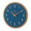 Interform Wall Clock Ecol Navy Wood Sweep Movement Nordic White Diameter 30cm CL-4072