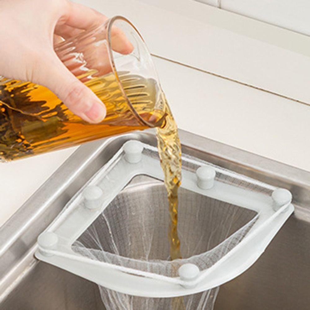 Anti-block Sink Filter Shelf Triangular Kitchen Sink Filter Bag  Kitchen Accessories