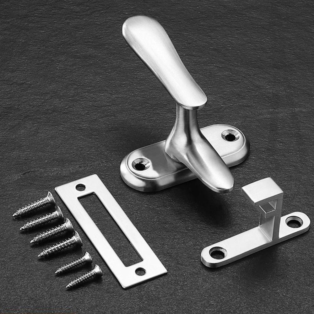 Hardware Door Sash Lock Stainless Steel Window Latch Handle Security Bolt Latch  Windows