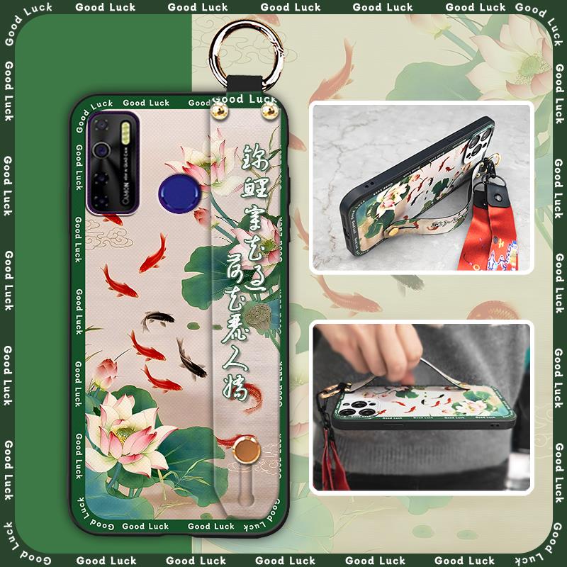 Shockproof Fashion Phone Case For Tecno Camon15/15Air/16S/KD7H/CD6/CD7/Spark5/5Pro Chinese Style Back Cover Waterproof