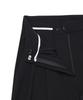 Michikoleondeonkosino Two-Pin Tuck Wide Slacks Black