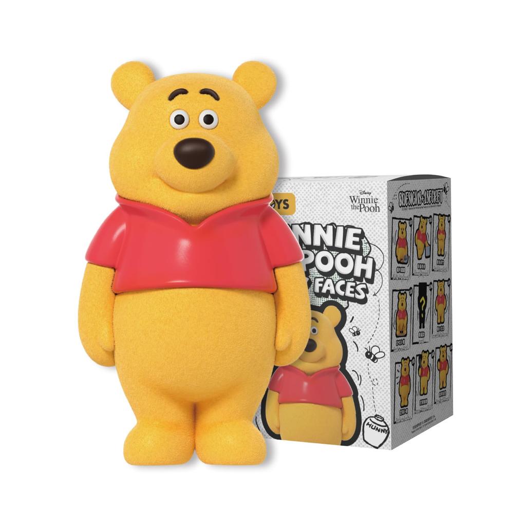 52TOYS BLINDBOX Winnie the Pooh Funny Faces the A Thousand Series Blind Box Disney Authentic Trading Figure Painted Gachapon Doll Perfect Gift for