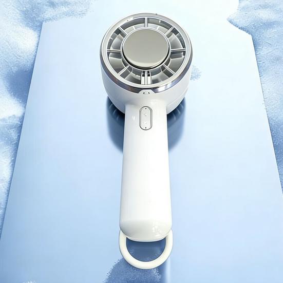 Ice Cooling Mini Handheld Fan Speed Adjustable Small Desk Fan USB Rechargeable Portable