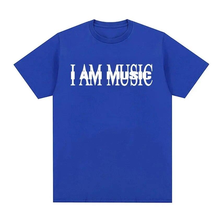 Playboi Carti I Am Music Album Print T-Shirt Y2K Meme Opium Ken Carson Destroy Lonely T Shirts Unisex Dámská Móda Vintage Tričko