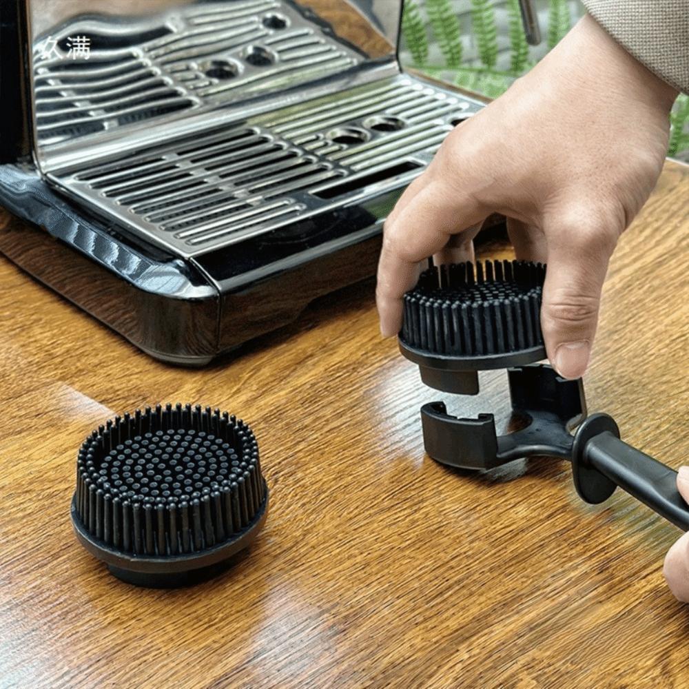 51/58 Mm Coffee Machine Cleaning Brush Detachable Espresso Machine Cleaner  Cafe