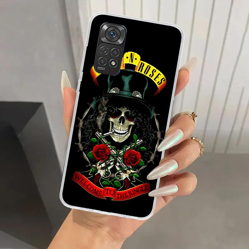

Guns N Roses Good Time Phone Case for Xiaomi Redmi Note 15 14 14S 13 12S 12 Pro 11S 11 Plus 11T 11E 10S Soft Funda Print Shell R Redmi Note 12 4G