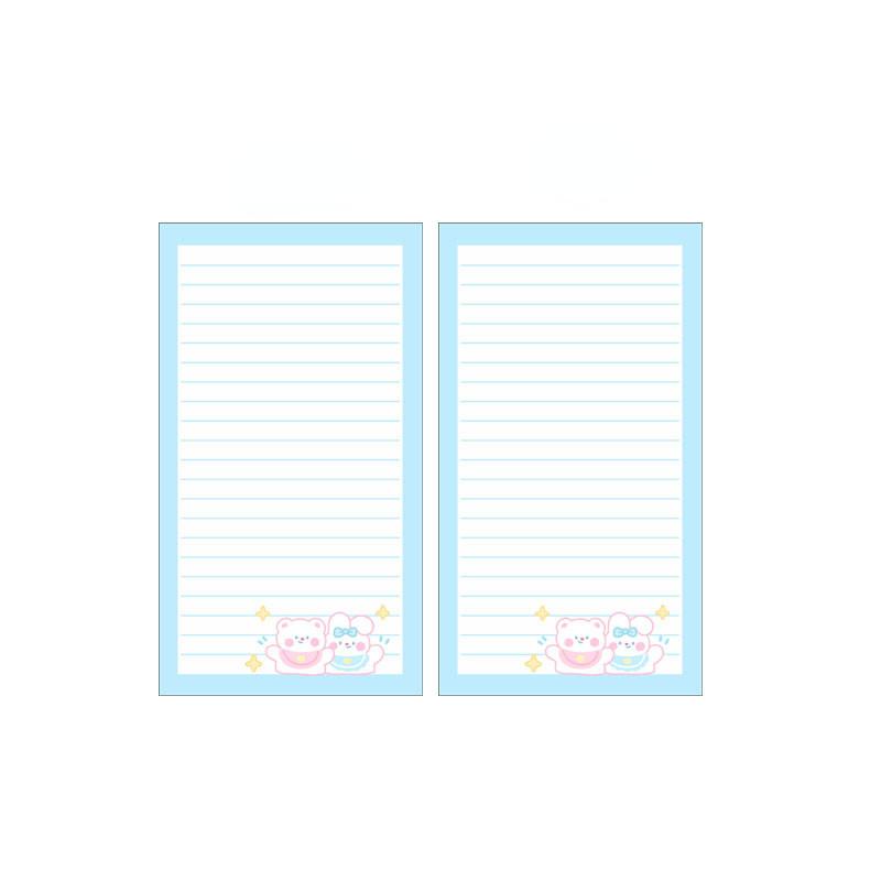 A6 Cute Loose-leaf Colorful Refill Inner Page Line Blank Grid Inner Page Inside Paper Stationery