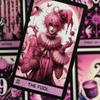 Pink Gothic 10.3*6cm Themed 78 Pcs Tarot Cards