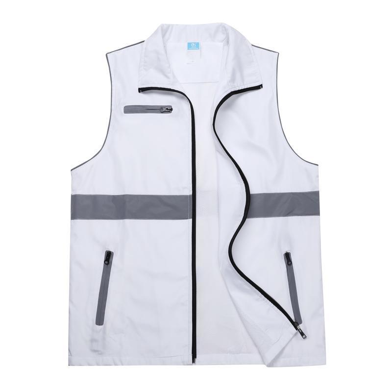 Sommer Reflektierende Sportbekleidung Männer Arbeits Motorrad Kleidung Overalls Männliche Ärmellose Mesh Angeln Outdoor Outdoor Fotografie Jacke Weste Für Männer