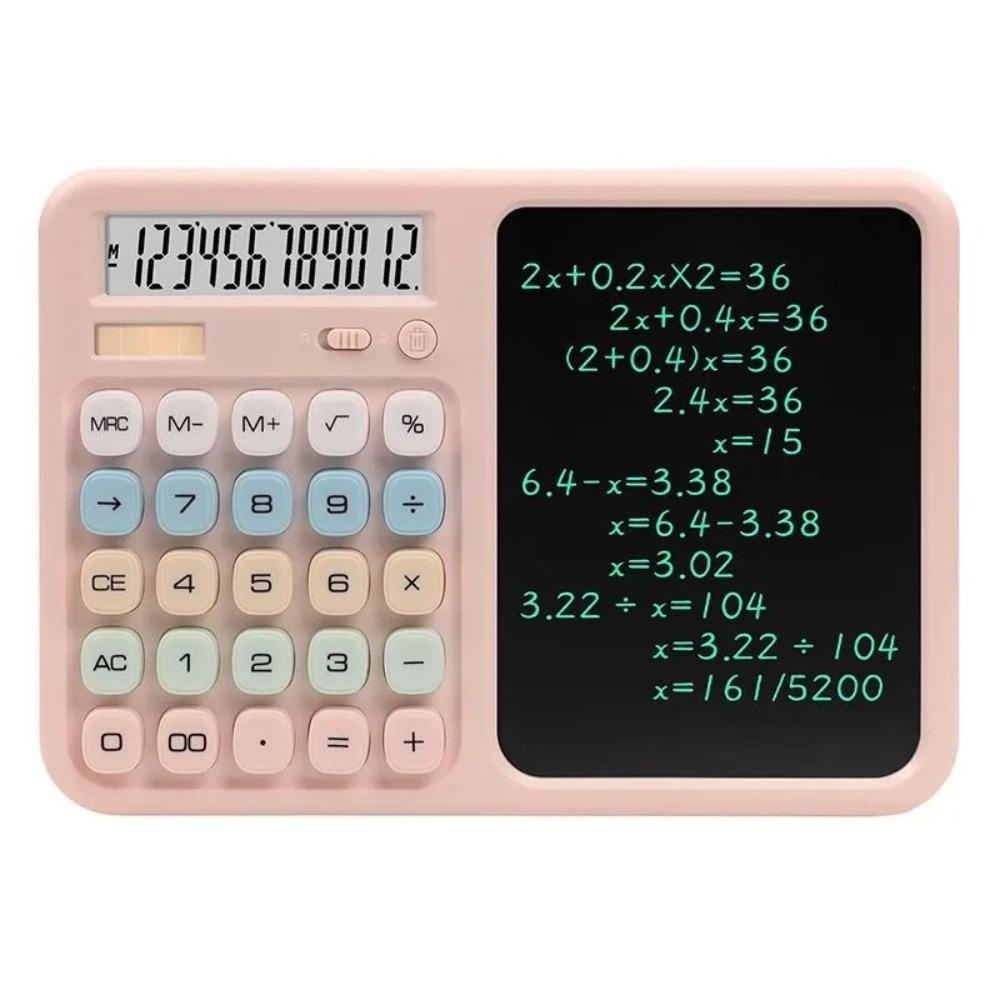Dual Powered Writing Tablet Calculator 12 Digit Display Scientific Calculator  Student