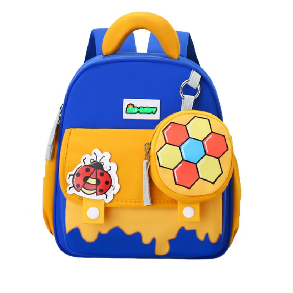 Adjustable Straps Cute Kids Backpacks Waterproof Cartoon Nursery Backpack  College Style A