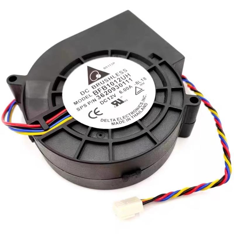 BFB1012UH 9733 12V 6A High Current Storm Turbine blower Fan 4-wire PWM Temperature Control High Speed Extraction Fan