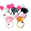 Children Mouse Costume Hairband Bowtie Tail Costume Set CarnivalParty Photoshoots Props Stage Costume School Play Props