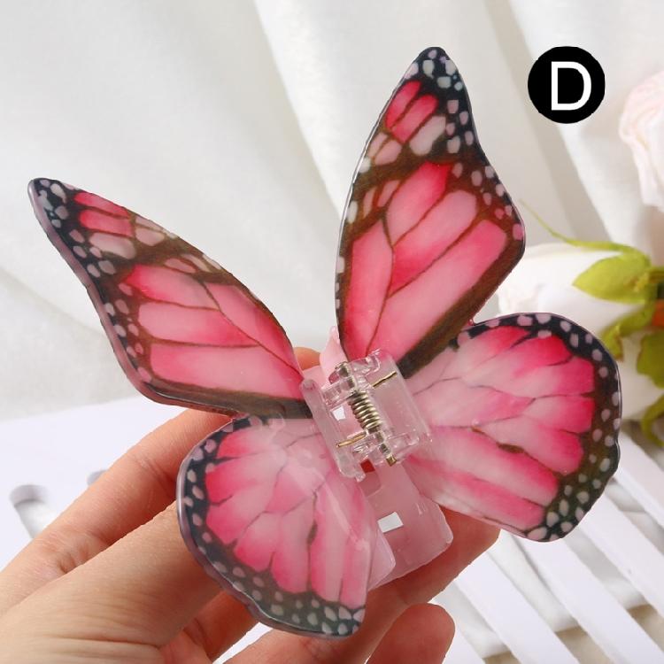 Stylish Hair Ornament Butterfly Hair Clip Unique Hair Claw Elegant Hair Grab
