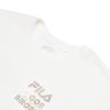 New FILA T Shirts Unisex Ecru F11U329103F-IV
