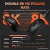 DAREU A950AIRWING Gaming 8K Polling Equipped with an Advanced PAW3950 8000Hz Wireless Mouse, Ultra-Lightweight (35g), Wireless, Rate, 30,000 DPI,