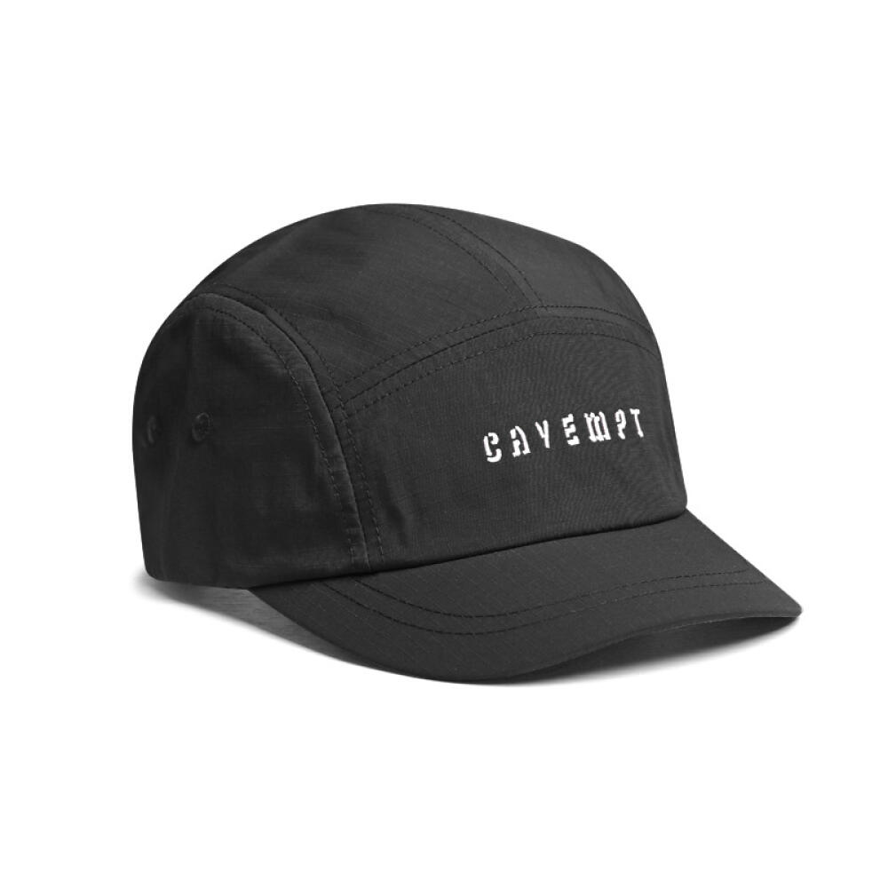 

Men Women 5 Panel Short Brim Embroidered Vintage Baseball Cap, Quick-Dry Breathable Mesh Design, For Camping Outdoor Wear чёрный