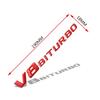 bivfzz1 2025 W124 W210 1pcs For Mercedes benz A B R G Class GLK GLA C200 E200 C200L S500 S600 Car Door sticker V8 BITUBRO badge Emblem b