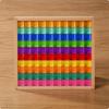 Acrylic Block Play Board Translucent Wooden with Blocks