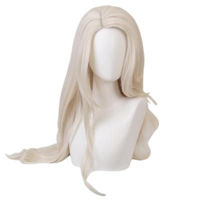 GhostNef Frozen Elsa Cosplay Heat with Wig Perfect for and Christmas Costumes Wig, Resistant, Net, Cosplay, Events, Halloween,