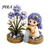12 Tierkreiszeichen Perlen Bastelset, DIY Perlen Garten Set, 3D Perlen Astrologie Blume Set mit Vorsortierten Perlen Werkzeugen, Perlen Bastelprojekt für Anfänger