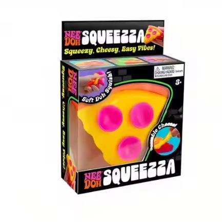 4Pcs Swirl NeeDoh Cube Nice-Sicle Squishy Toy, Sensory Stress Relief Squeeze Fidget Toys Anti-Anxiety Hand Toys for Focus ADHD