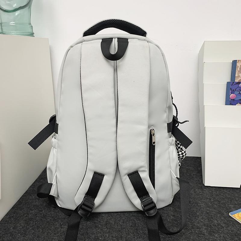 Contrast Color Backpack Large Capacity Backpack Reduced-burden Student Schoolbag