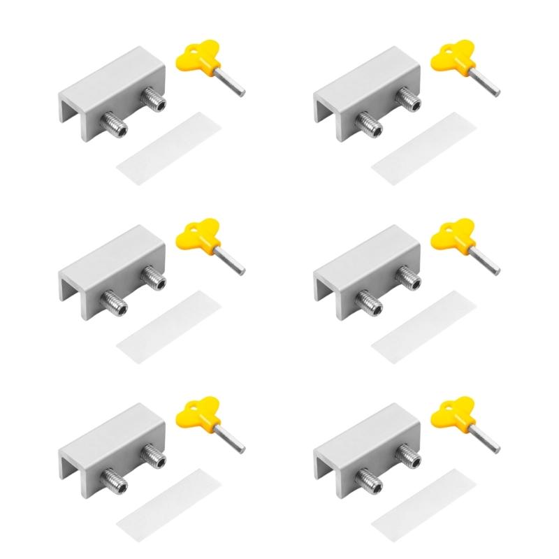 Adjustable Window Opening Limiter Replacement Aluminum Alloys Child Safety Guard Antitheft Window Security Lock