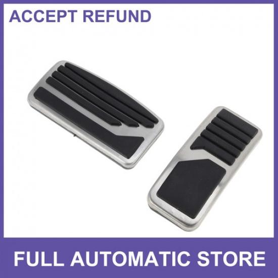 1 Комплект Автоматических Накладок на Педали Подножки для Mitsubishi Outlander Серебристый Тон