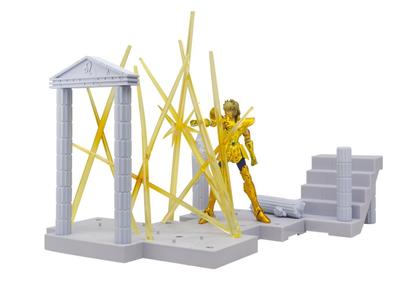 TAMASHII NATIONS Saint Seiya Flash of the Womb Leo Aiolia 100mm Painted Movable Figure D.D.PANORAMATION Lion's - - Approx. ABS&PVC