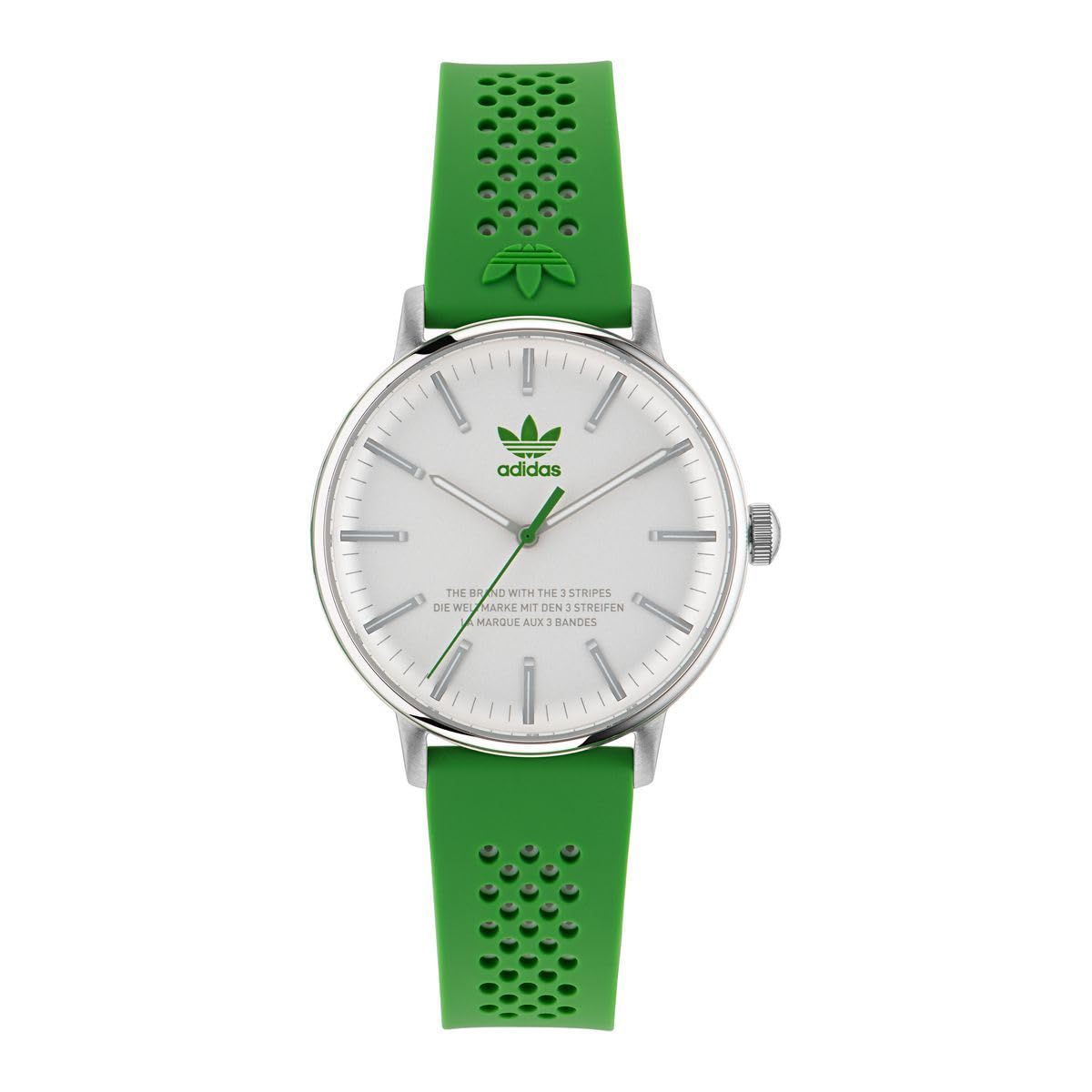

Оригинальные повседневные часы Code 1 AOSY23023 Зеленые [Часы Adidas] [Б/У] белый