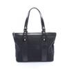 Used Zucchino Tote Bag 8BH179 Canvas Leather Black Used Women