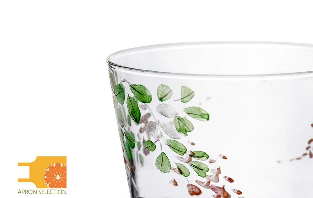 Yagi Kaiho Kaiho Kiln Kyoto-style painted glass soba choko (soba cup) in a presentation box (Hagi)