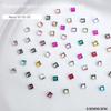 50PCS Rhinestones Nail Decorations Colorful Rhinestones Nail Art Charms Irregular Nail Art Decorations for Nail Design