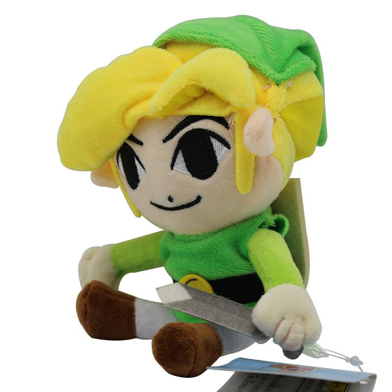 Плюшевая игрушка Премиум качества 7 дюймов The Legend Of Zelda Принцесса Зельда Линк для коллекционеров Rinck