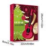 Guitar Advent Calendar 2025 Adult Teens, 24 Days Christmas Countdown Calendar with Gutiar Picks Capo, Tuner, Strings & Accessory
