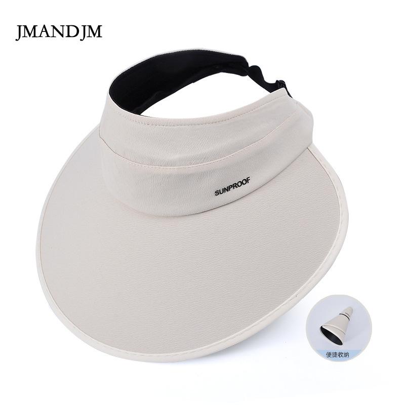 Sommer Vinyl Hut mit breiter Krempe Sonnenschutz Sonnenhut Kinder Outdoor Mode vielseitig koreanische Version faltbar leerer Oberteil Sonnenhut