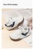 HOBIBEAR Kids' Retro German Training Shoes, Wide Fit, Velcro Mesh, Breathable, Casual Sneakers