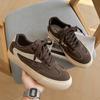 Vintage Platform Sneakers Men's Autumn New Outdoor Non Slip Comfortable Board Shoes Height Increase Fashion Lace Up Casual Shoes