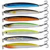 Bullet Head Sinking Pencil Bait Long Casting Lure Fish Shape Hard Bait for Bass Pike Saltwater Freshwater Fishing with 3D Eyes and Sharp Hooks