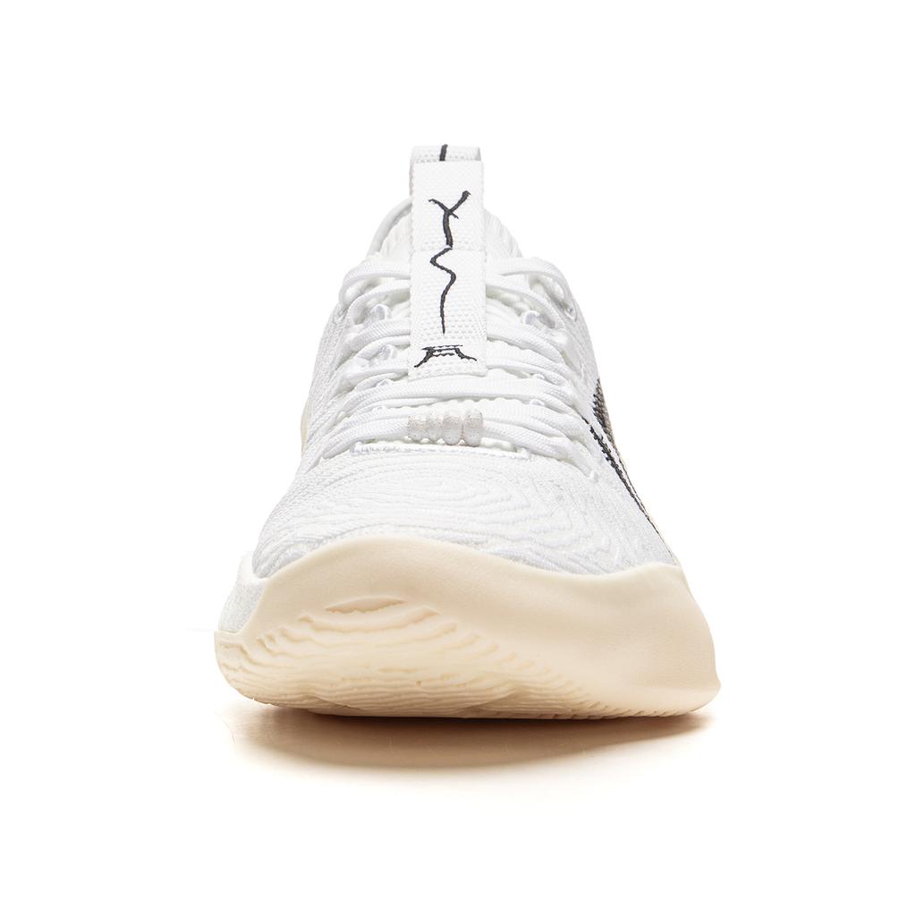 Li Ning Yushuai Ultra Low Slip Resistant Abrasion Resistant Low Top Basketball Shoes Men's White Black ABAU033-3