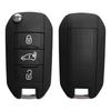 CN088007 Flip Key for Peugeot Citron Vauxhall Vivaro + 3 Buttons 434MHz AES Chip HU83 Blade Part No 6 232 270
