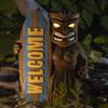 ZK30 Garden Statue Welcome Sign Surfboard Ornaments for Outdoor Decoration
