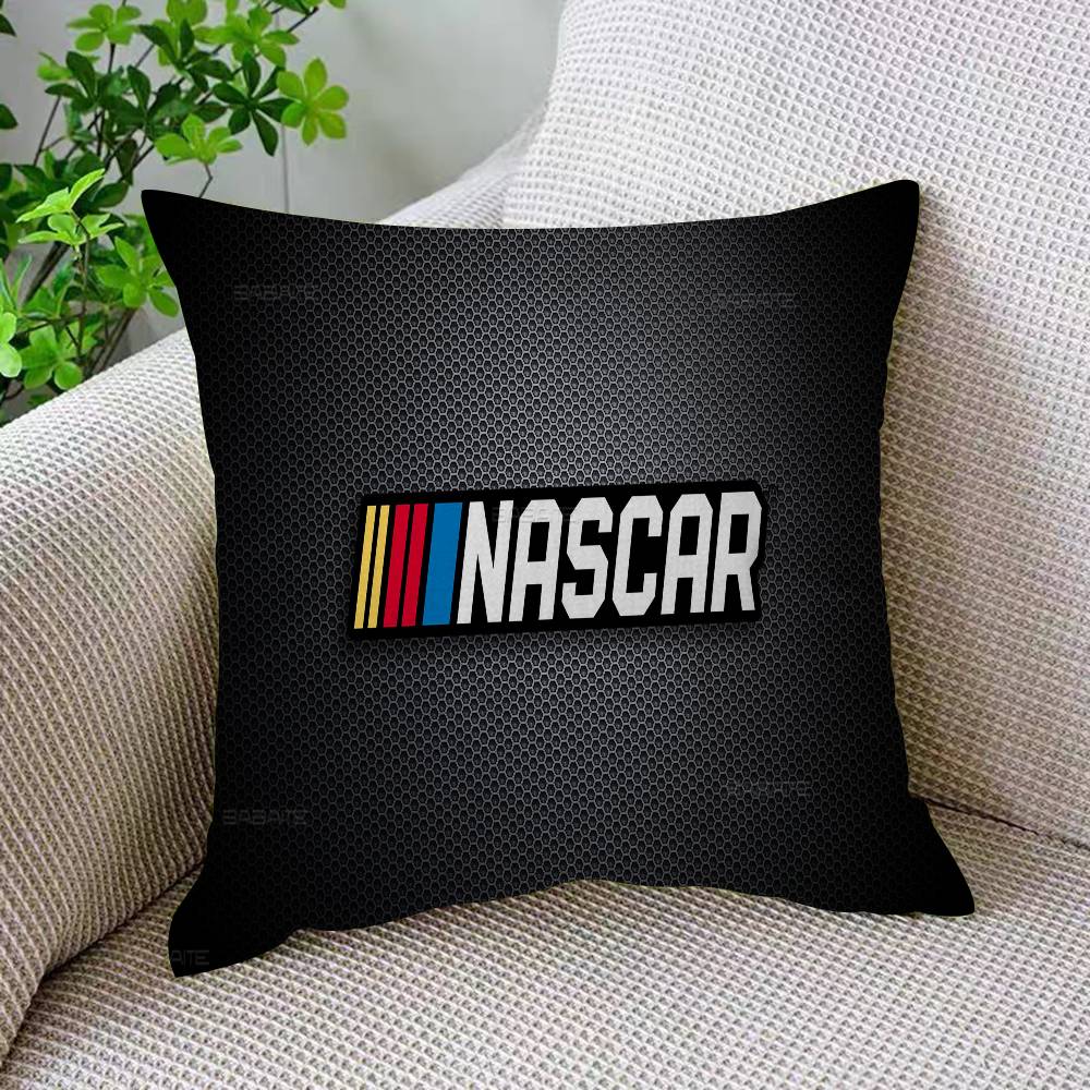 N-NASCARS Racing Car Cushion Cover Inches Farmhouse Decor Home Throw Pillow Covers For Couch Decorations