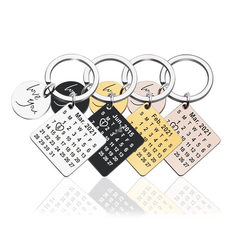 

Personalized Photo Engraved Metal Keychain with Heart, Square, and Calendar Design - Perfect for Couple s Birthday or Anniversary Gifts 35mm Heart Tag + Small Circle